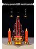 Red LED Battery-Operated Candle for Buddha Offering and God of Wealth Ornament
