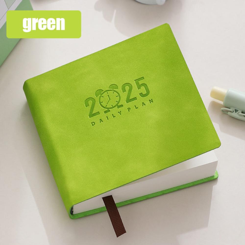 Square Notebook Time Management Daily Planner Stationery Pocket Schedule Book Student