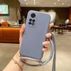 Чехол с ремешком через плечо для Xiaomi Redmi 13C 12 12C 10 9 9A 9C 9T 8 8A Note 12 11 10 S Pro, силиконовая мягкая задняя крышка из ТПУ/Samsung S24 S23 S22 Ultra