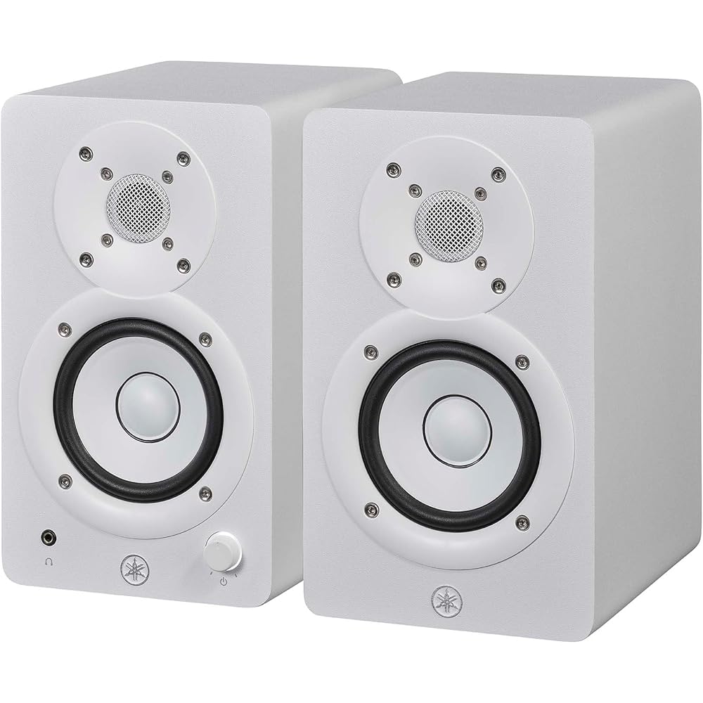 Yamaha YAMAHA Powered Studio Monitor Speaker Pair Compact White HS3W