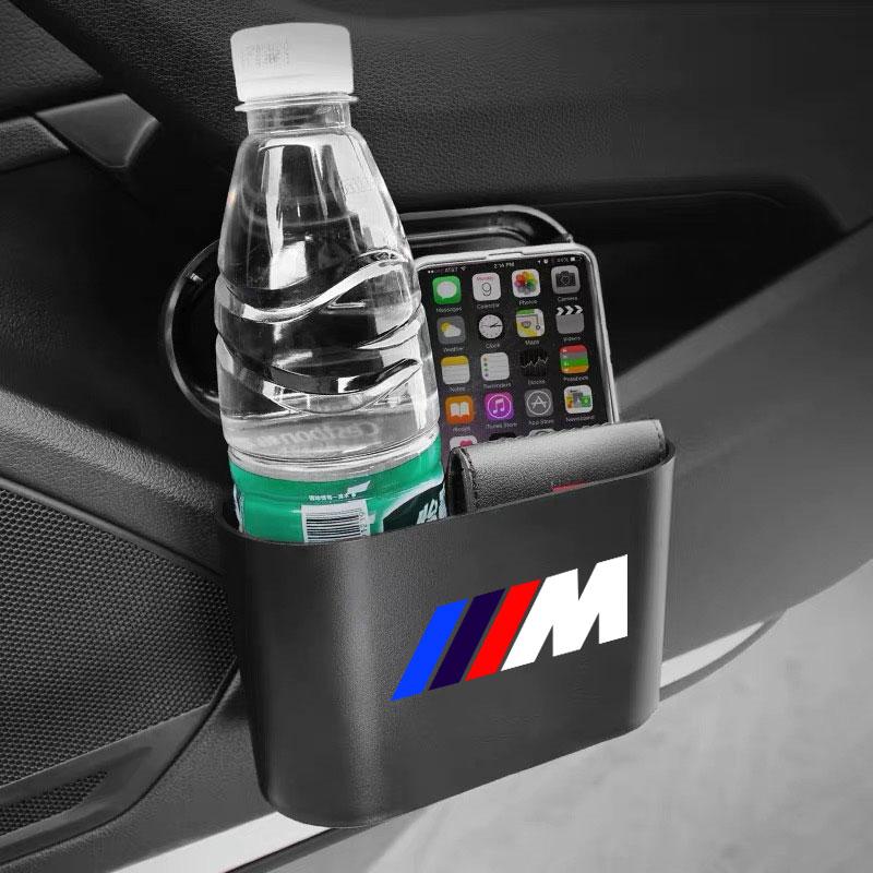 Автомобильный чехол Ящик для хранения Черный ABS Квадратное Нажимное Мусорное Ведро Для BMW M E34 E36 E60 E90 E46 E39 E70 F10 F20 F30 X5 X6 X1 M3 M5 M6 E71 F01 F02 F87