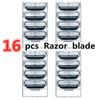 16pcs/pack Razor Blade High Quality Fit Giletts, Shaving Razor Blades for Mache 3