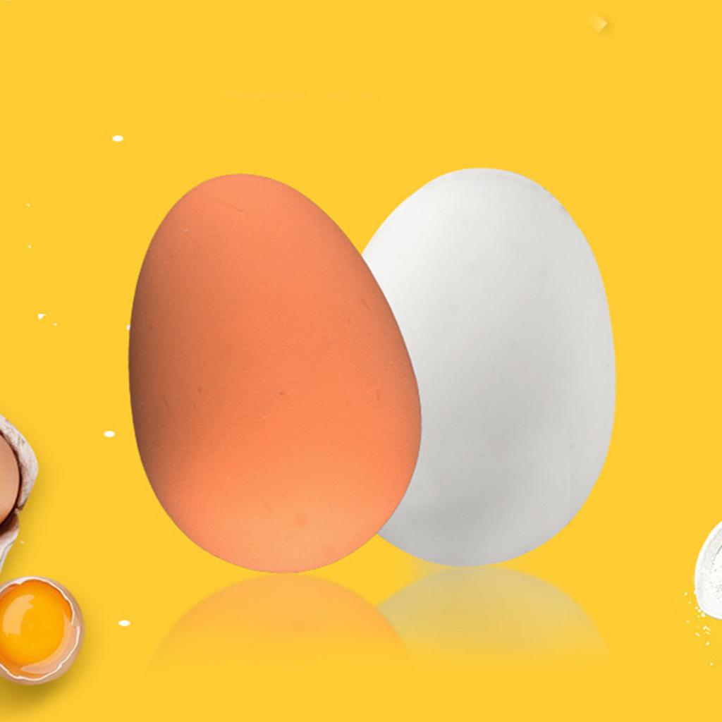 Реалистичное резиновое яйцо, игрушка для розыгрышей, небьющееся поддельное яйцо для магических трюков и смешных гэгов