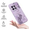 Чехол для телефона с цветочным языком для Oneplus 13 13R 12 12R 11 11R 10 10R 10T 9R 9RT 9 8T 8 7 7T Pro 5G Жидкий силиконовый чехол