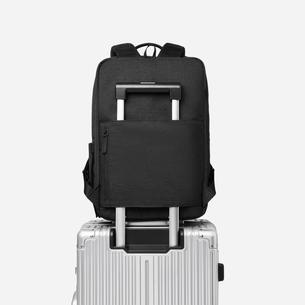 Умный рюкзак Nordace с USB-зарядкой для 15-дюймового ноутбука 20 л Полностью черный 16