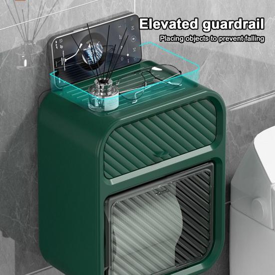 Коробка для салфеток Yousheng, роскошная настенная двухслойная водонепроницаемая коробка для рисования без перфорации, вращающаяся коробка для рисования салфеток