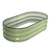 1PCS Metal Planting Box Vegetable Growing Tank Combined Plant Vegetable Growing Box Oval-shaped Galvanized Steel Sheet in Variou