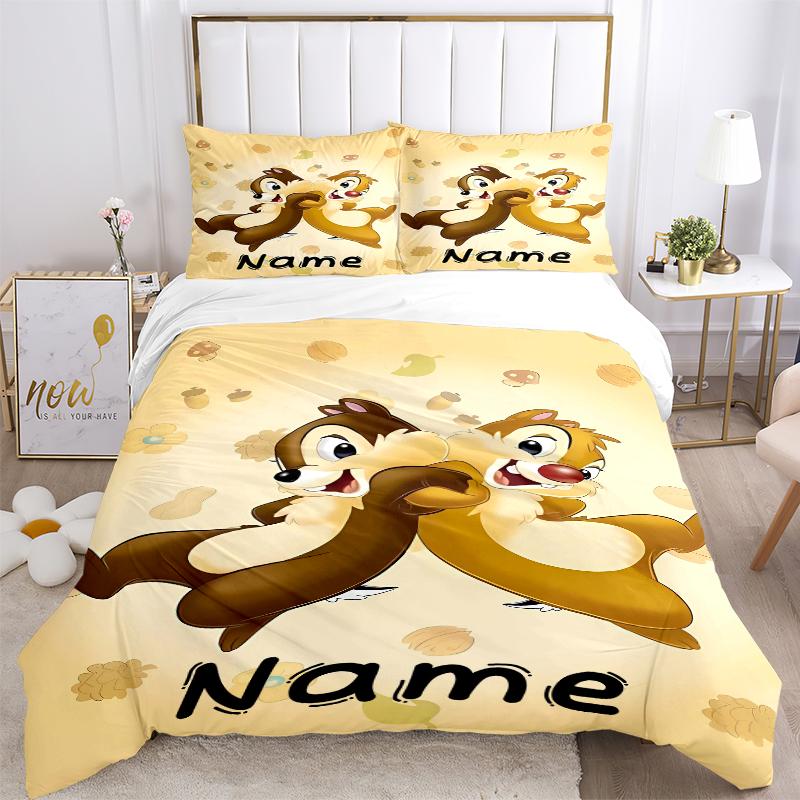 Custom Textile Autumn Friends Bedding 3 Piece Set HD Print Duvet Cover Pillowcases for Teens Adult Bedroom Decoration