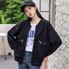 2024 Women's Autumn Fashion Baseball Jacket with Zipper Pockets