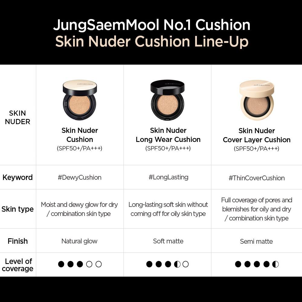 JUNGSAEMMOOL Essential Skin Nuder LONGWEAR кушон 14 г+14 г SPF50+PA+++