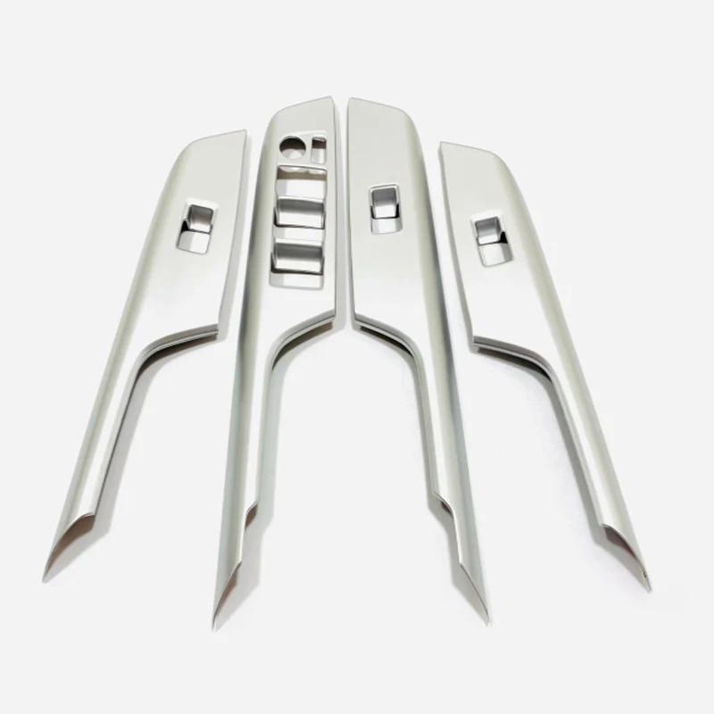 LHD RHD For Toyota Harrier Venza 21 23 2024 ABS wood Car Window Lift Switch Panel Stickers Door Inner Armrest Frame Cover