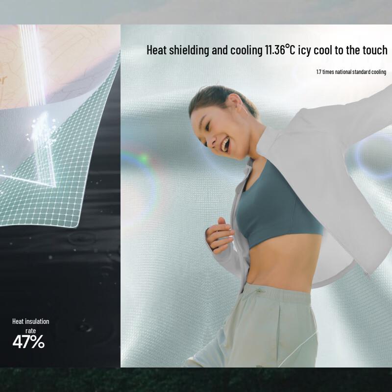 beneunder Женская облегающая куртка с защитой от УФ-излучения AL819