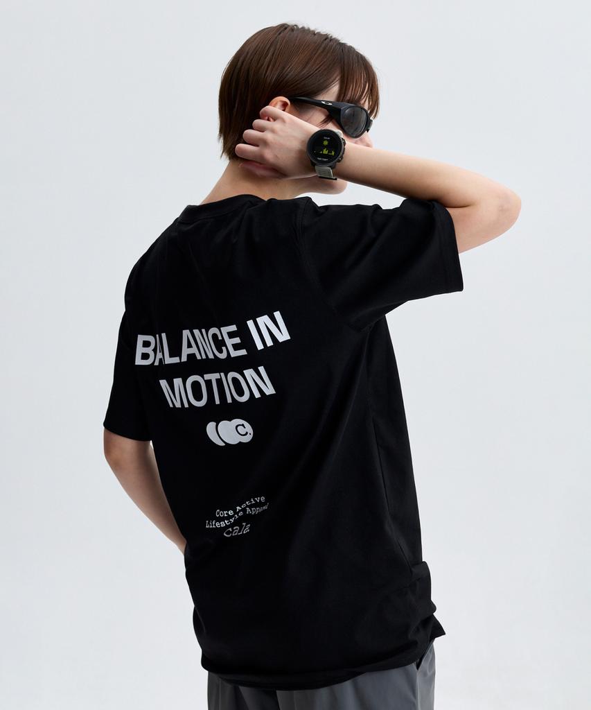 Kalla Balance In Motion Balance Fit Футболка с коротким рукавом_Черная