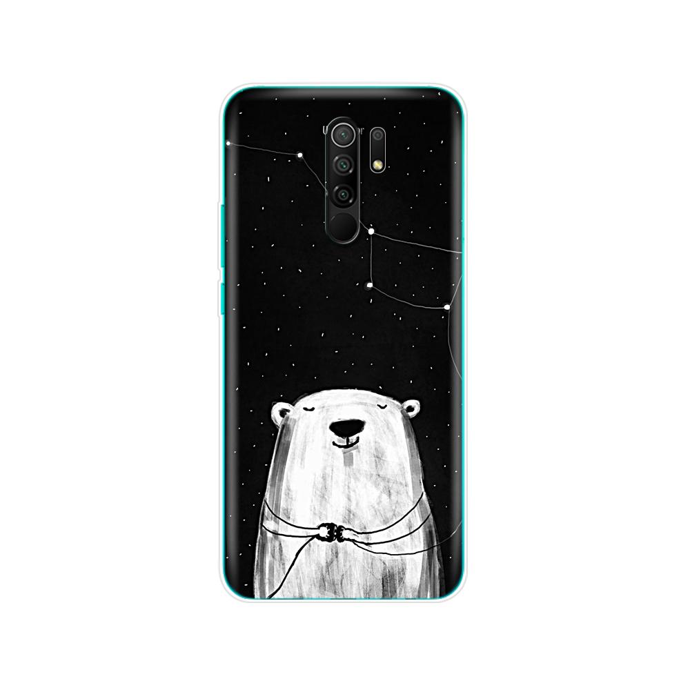 For Xiaomi Redmi 9 Case Silicon Back Cover Phone Case For Redmi 9 Soft Case 6.53 Inch Etui Coque Bumper Shockproof Protective