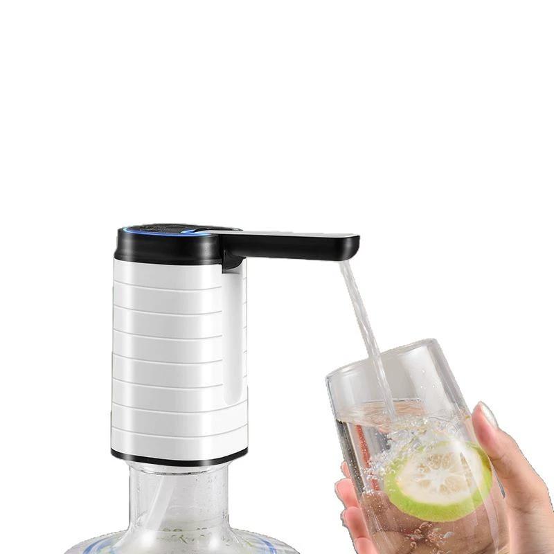 Dispensador de agua automático plegable para garrafas bomba de agua portátil recargable