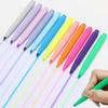 12pcs Fluorescent Highlighters Neon Colors Quick-Drying Chisel Tip Stain-Free Highlighters for School Office Supplies
