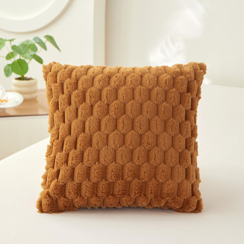 Новая плюшевая поясничная подушка-спинка Super Label для дивана с наполнителем