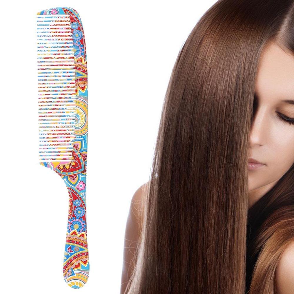 Lightweight Detangling Comb Grooming Fine Tooth Comb Aesthetic Styling Comb Wet Hair Use