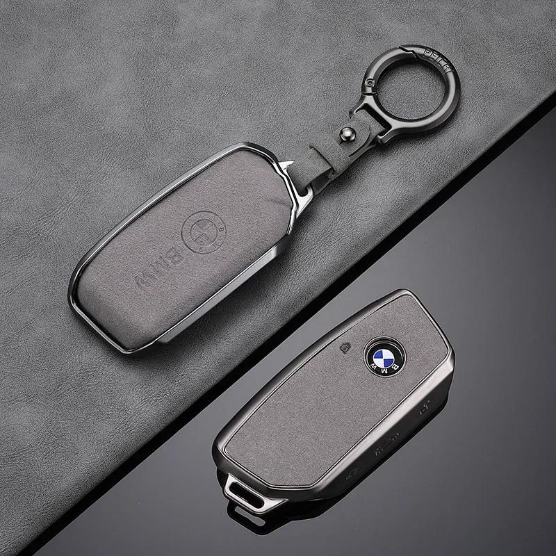 TPU Car Remote Key Case Cover For BMW X1 U11 X7 G07 XM G09 I7 G70 X5 G05 LCI IX IX40 I20 U06 G81 M3 Series 5 7 G60 2023 2024 UJD4