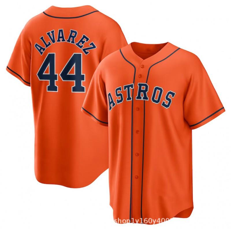 Houston Astros Baseball Jersey Bregman 2 Altuve 27 Embroidered Sports Shirt Men