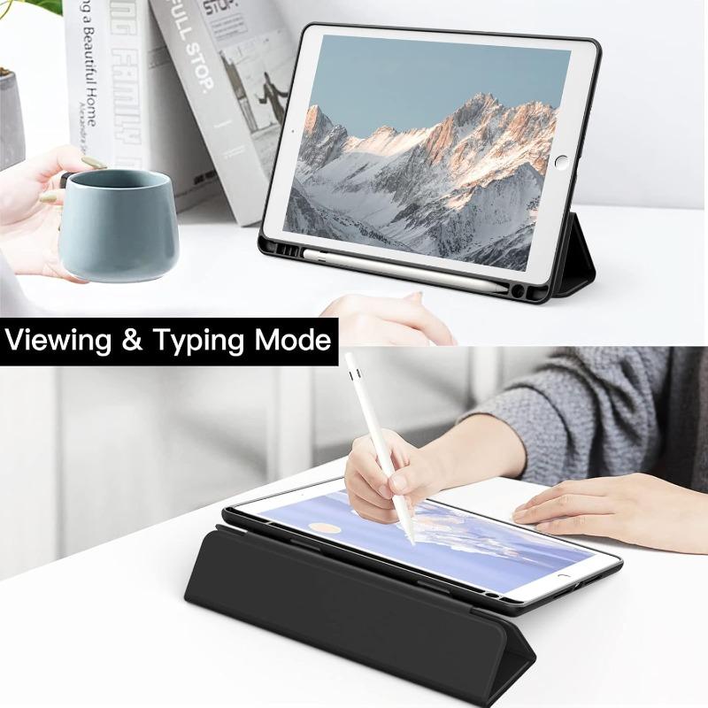 С держателем для карандаша Чехол для iPad Pro 12.9 1-го/2-го поколения / Модель A1584/A1652/A1670/A1671/A1821 Крышка Тонкая Подставка Capa