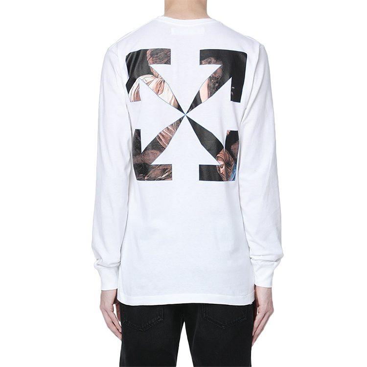 OFF WHITE FW20 Свитшот Мужской Белый OMBA025E20FLE0050110