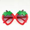 Детские клубничные забавные очки для вечеринки, фото-украшения, принадлежности для дня рождения, свадьбы, аксессуары для очков для взрослых и детей, реквизит