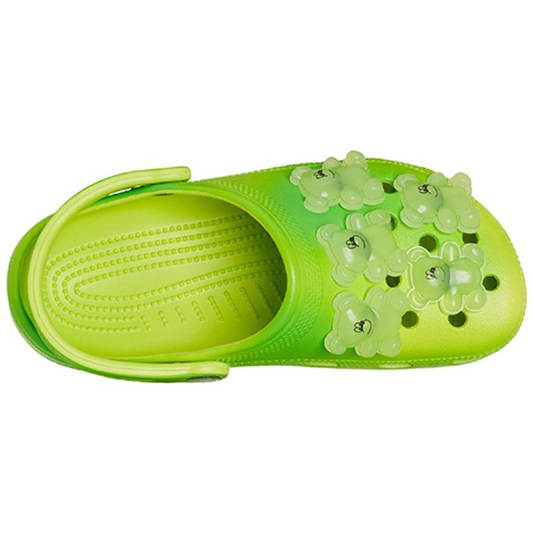 Lazy Oaf x Crocs Classic Clog Gooey Bear Унисекс Кроссовки Зеленый Матовый-Инопланетный-Зеленый 208169-90H