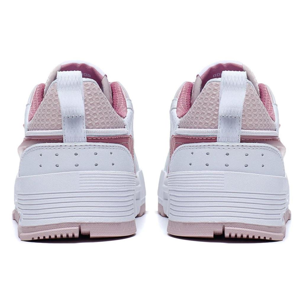 Li Ning Li Cheng Non-Slip Wear-Resistant Low-Top Sports Casual Shoes Women Sneakers White Pink AGCT136-3