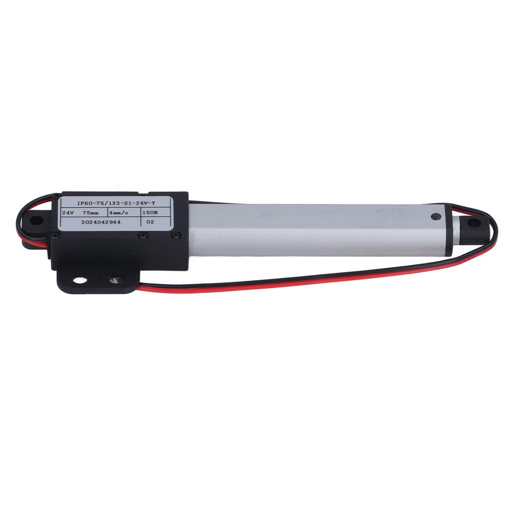 Electric Mini Linear Actuator Telescopic Small Motion Actuator 150N 75mm Stroke DC24V 4mm s for Robot