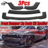 Передний сплиттер Dodge Challenger 2012-2019 Комплект губы из трех частей