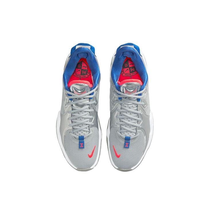 Nike Мужские кроссовки PG 5 Clippers Silver Metallic-Silver Hyper-Royal CW3143-005