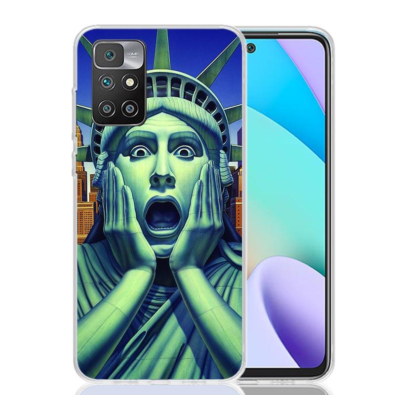 NYC New York City Phone Case For Xiaomi Redmi 12C 13C 14C 12 13 10 10A 10C 9 9A 9C 9T 8 8A 7 7A 6 6A K70 K60 K40 K20 Pro 12C 12