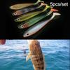 5 шт./лот Карп Т-хвост 9 см 5 г Свимбейт Червь Рыболовные приманки Мягкая приманка Силикон