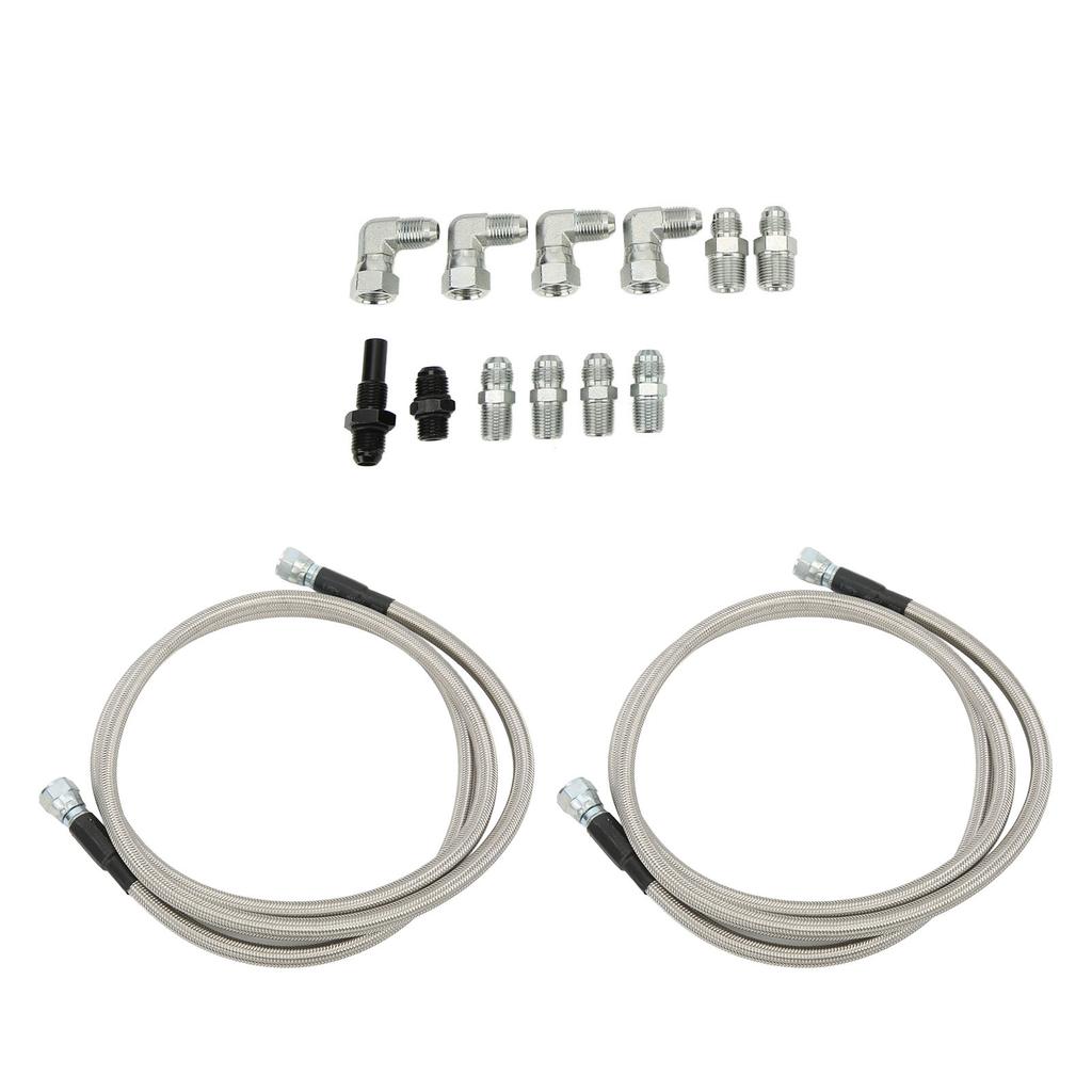 70-дюймовый шланг охладителя трансмиссии с адаптерами из нержавеющей стали, гибкая замена для автомобилей Chevy