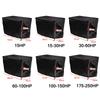 1pc Black 60 To 100 HP Boat Outboard Motor Engine Cover Oxford Cloth Waterproof