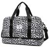 Large-capacity hand-held striped travel bag portable luggage storage bag for women's business handbag