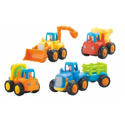DADWAYHola Toys Набор из 4-х рабочих машинок для детей от 18 месяцев, TYHOL326