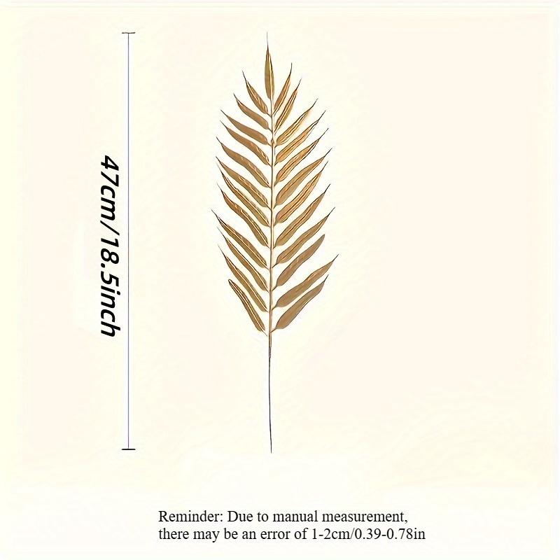 10 шт. Искусственные пальмовые листья Свадьбы Хэллоуин Дни рождения Юбилеи День благодарения Рождественский декор Пластиковое украшение для дома