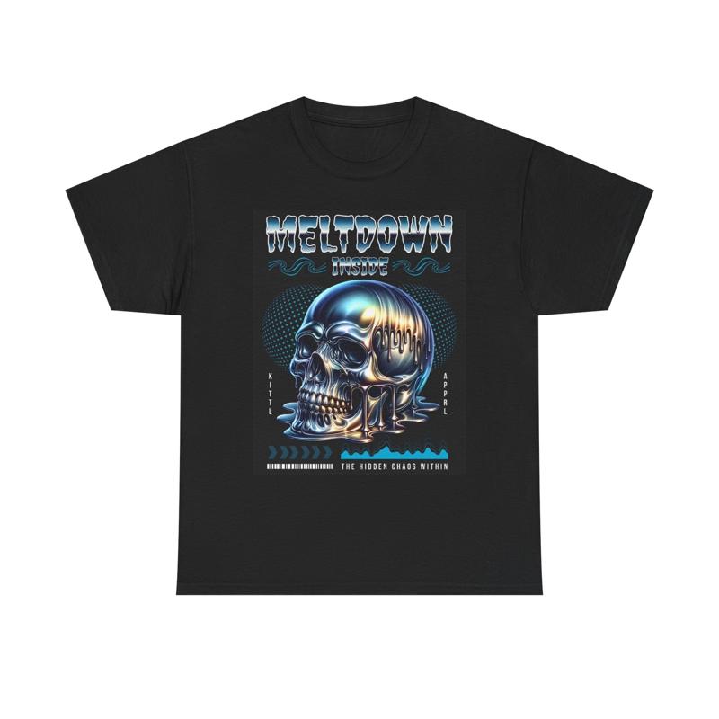 Meltdown Skull Graphic T-shirt