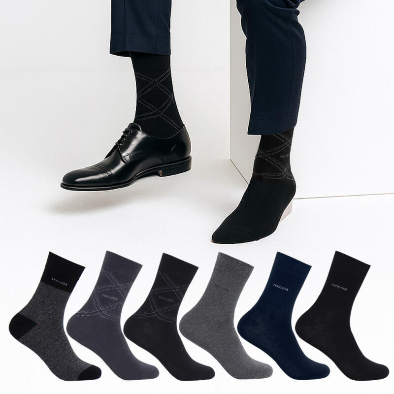 RENOMA Men's Formal Mixed Socks (6 Packs)