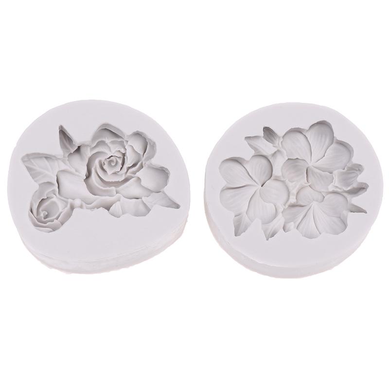 Силиконовая форма в форме цветка Diy Gardenia Plumeria Rubra Форма для мыла и помадки для торта