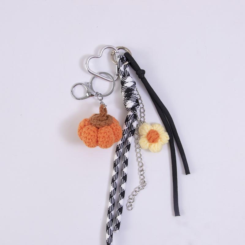 1 шт. Рождественские подарки Смешная вязаная крючком кукла Санта-Клауса Брелок Милый плюшевый вязаный из шерсти Санта-Клаус Украшение