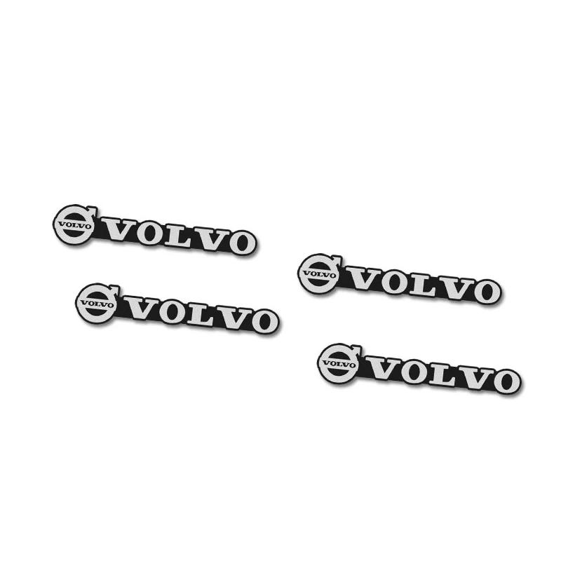 4/10pcs Car Audio Decorate 3D Aluminum Badge Emblem Sticker For Volvo S60 S90 XC40 XC60 XC90 V60 V90 C40 Accessories Car Styling