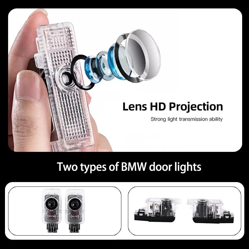 2pcs Volvo HD Car Door Welcome Light Led Projector Lamp For Xc60 Xc90 V40 V60 S60 V50 V90 S80 C40 XC40 V70 XC70 C30 C70 Rdesign