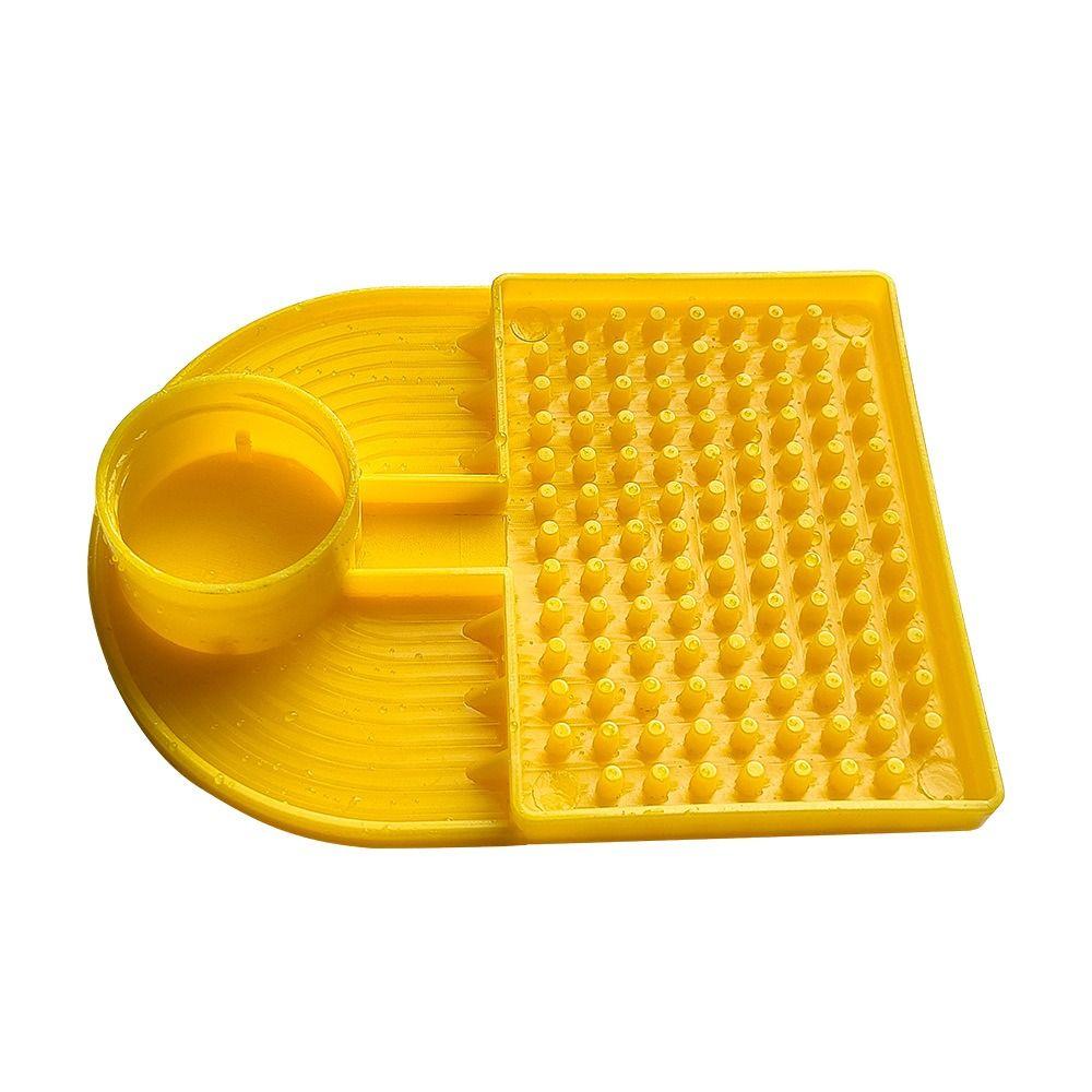 10pcs Plastic Bee Water Feeder Anti Drowning Beekeeping Tools Durable Honey Feeder  Outdoor