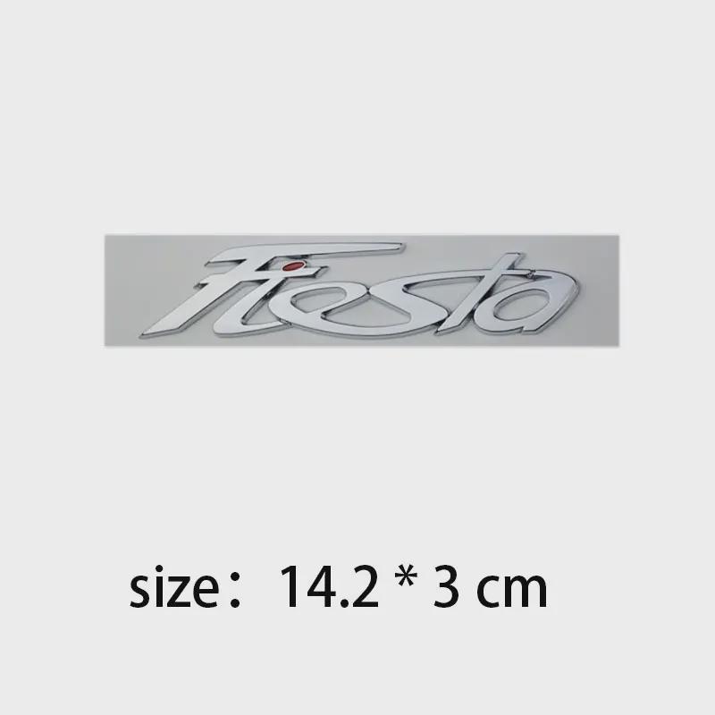MONDEO Fiesta FOCUS EDGE TITANIUM Letter Badge Car Stickers for Series Car Modified Accessories Trunk Tail Decoration Decal