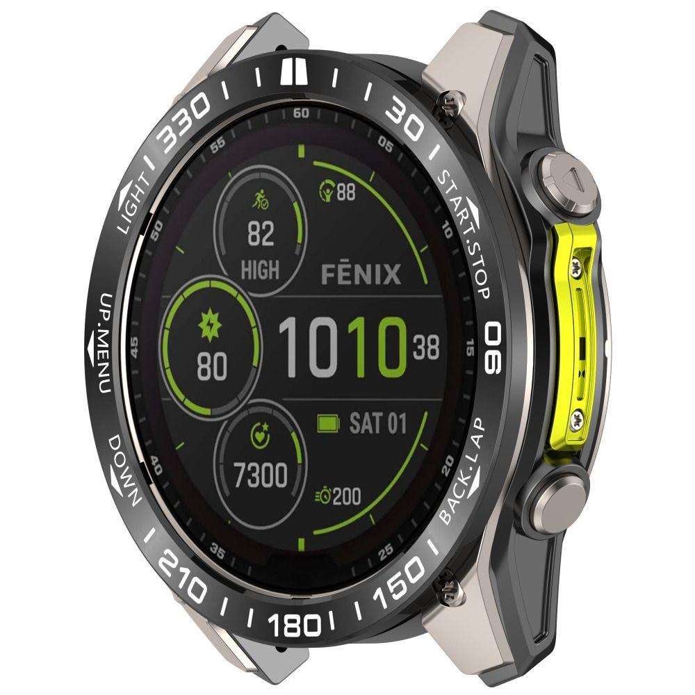 Anti-Scratch Watch Bezel Ring for Garmin Quatix 8 47mm/51mm Smart Watch Accessories