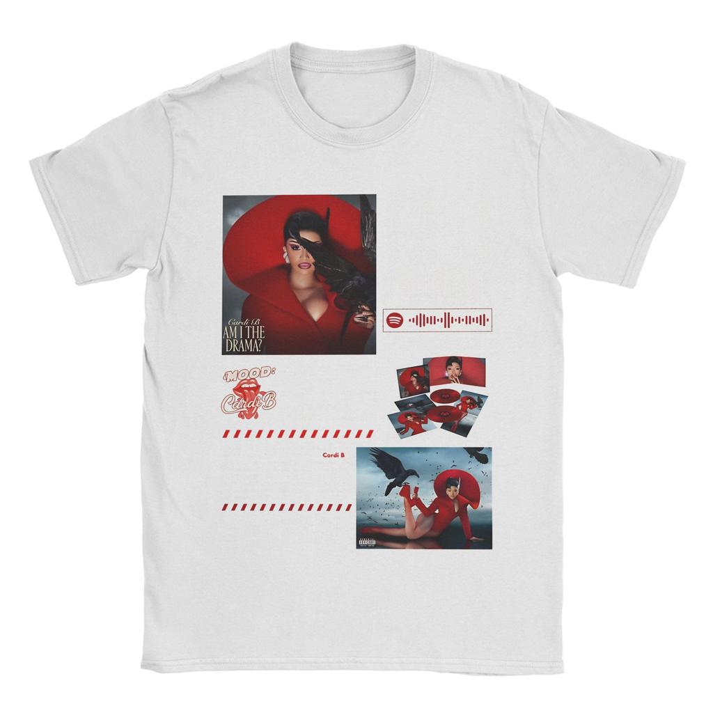 Unisex TShirts Cardi B Am I The Drama 2026 Art Leisure Pure Cotton Tee Shirt Short Sleeve T Shirt O Collar Clothing New Arrival