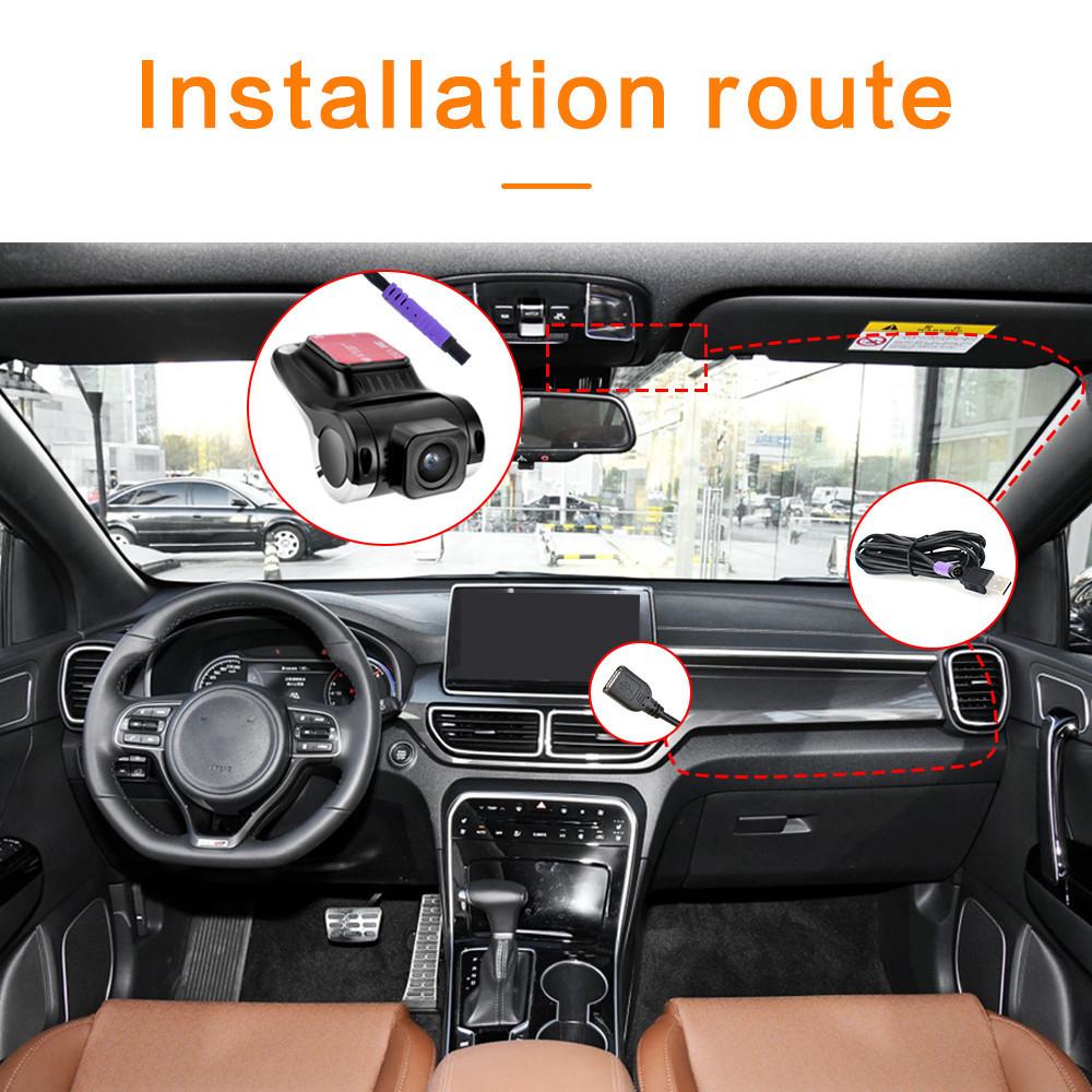 Car DVR ADAS Android Multimedia Player Full HD DVR Dash Cam Camera LDWS Mini Auto Recorder 720P USB TF Auto Car Recorder
